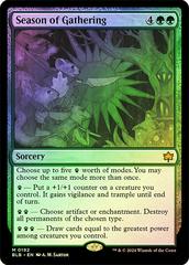 Season of Gathering [Foil] #192 Magic Bloomburrow Prices