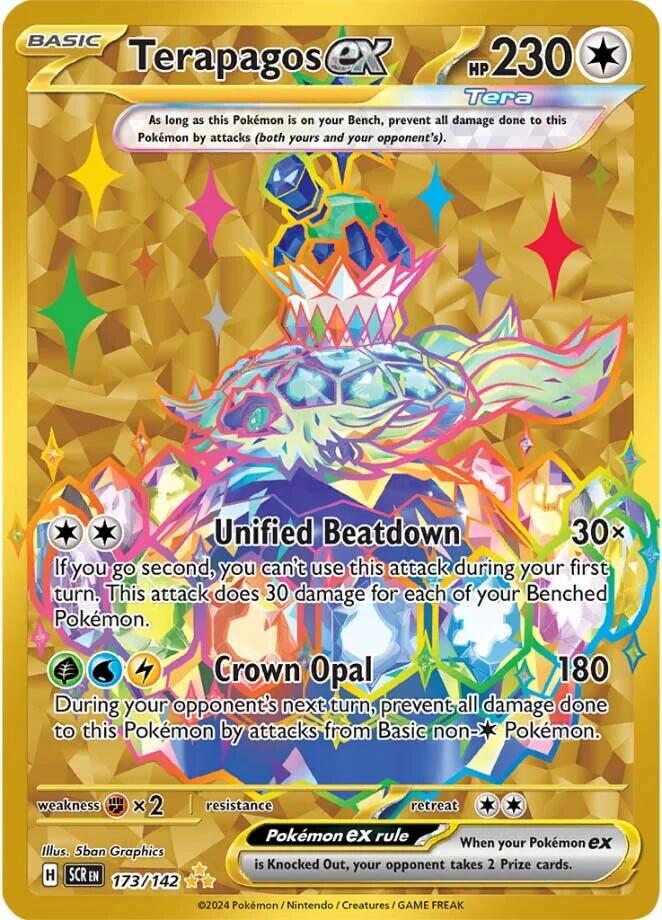 Terapagos ex #173 Pokemon Stellar Crown