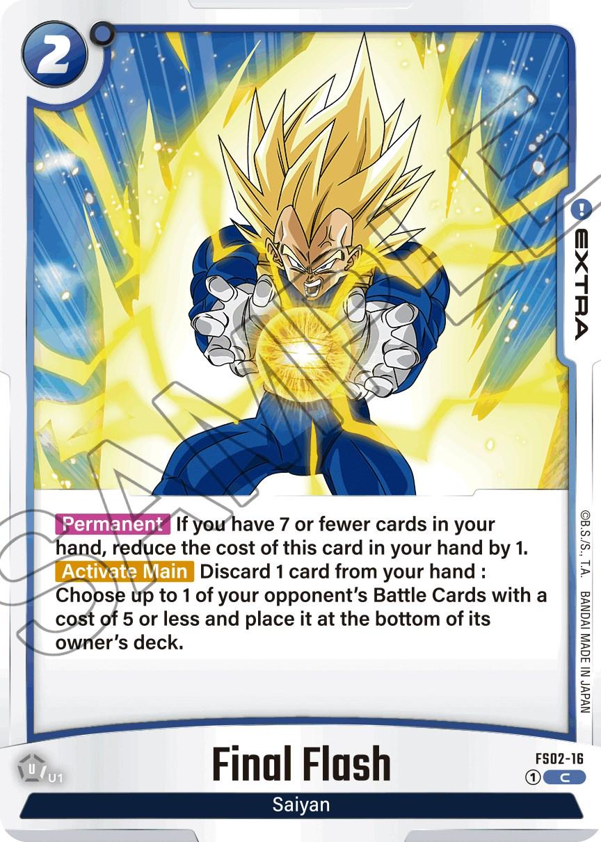 Final Flash FS02-16 Dragon Ball Fusion World Starter Deck: Vegeta