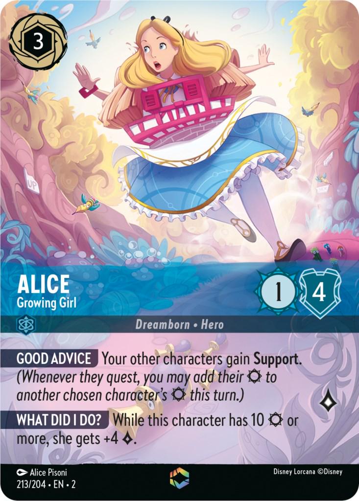 Alice - Growing Girl #213 Lorcana Rise of the Floodborn