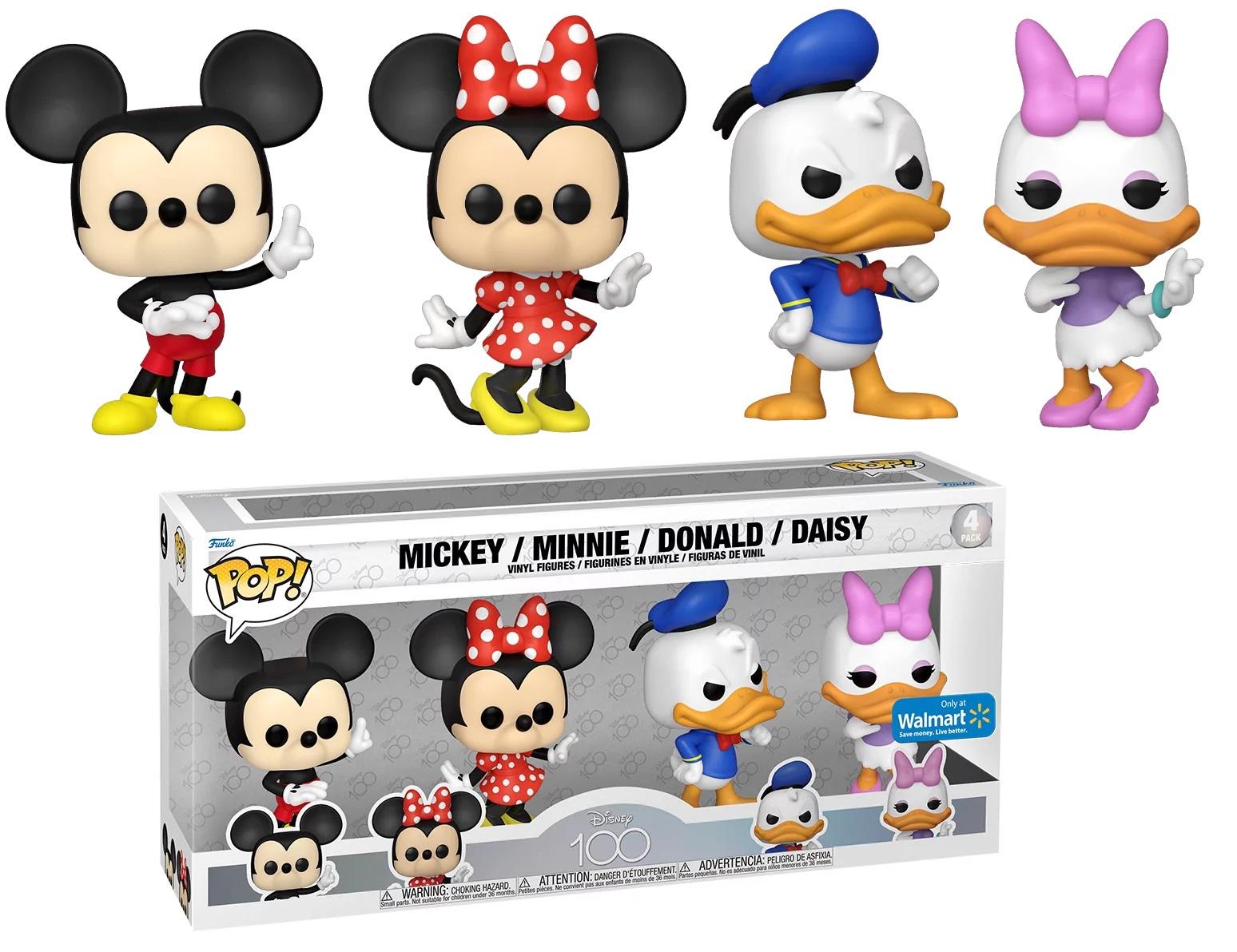 Mickey, Minnie, Donald, Daisy Funko POP Disney