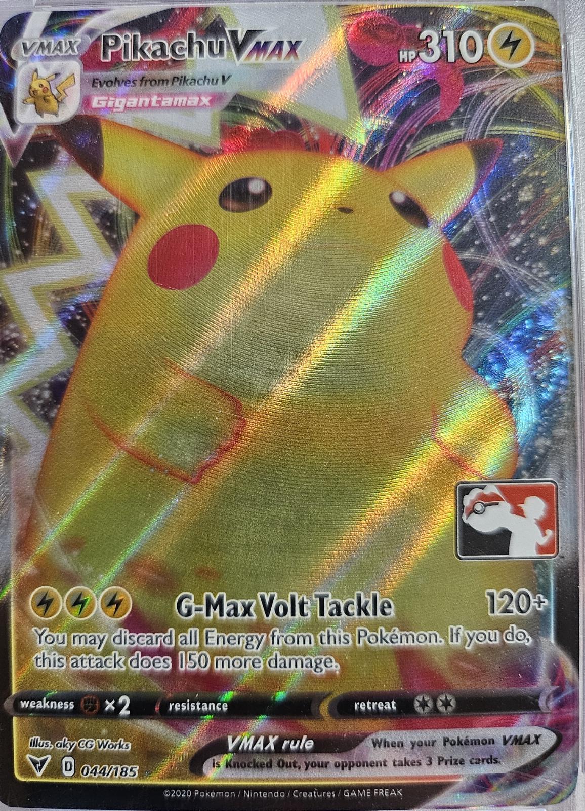 Pikachu VMAX [Prize Pack] #44 Pokemon Vivid Voltage