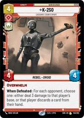 K-2SO [Foil] #145 Star Wars Unlimited: Spark of Rebellion Prices