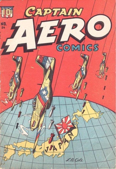 Captain Aero Comics #24 (1945) Comic Books Captain Aero Comics