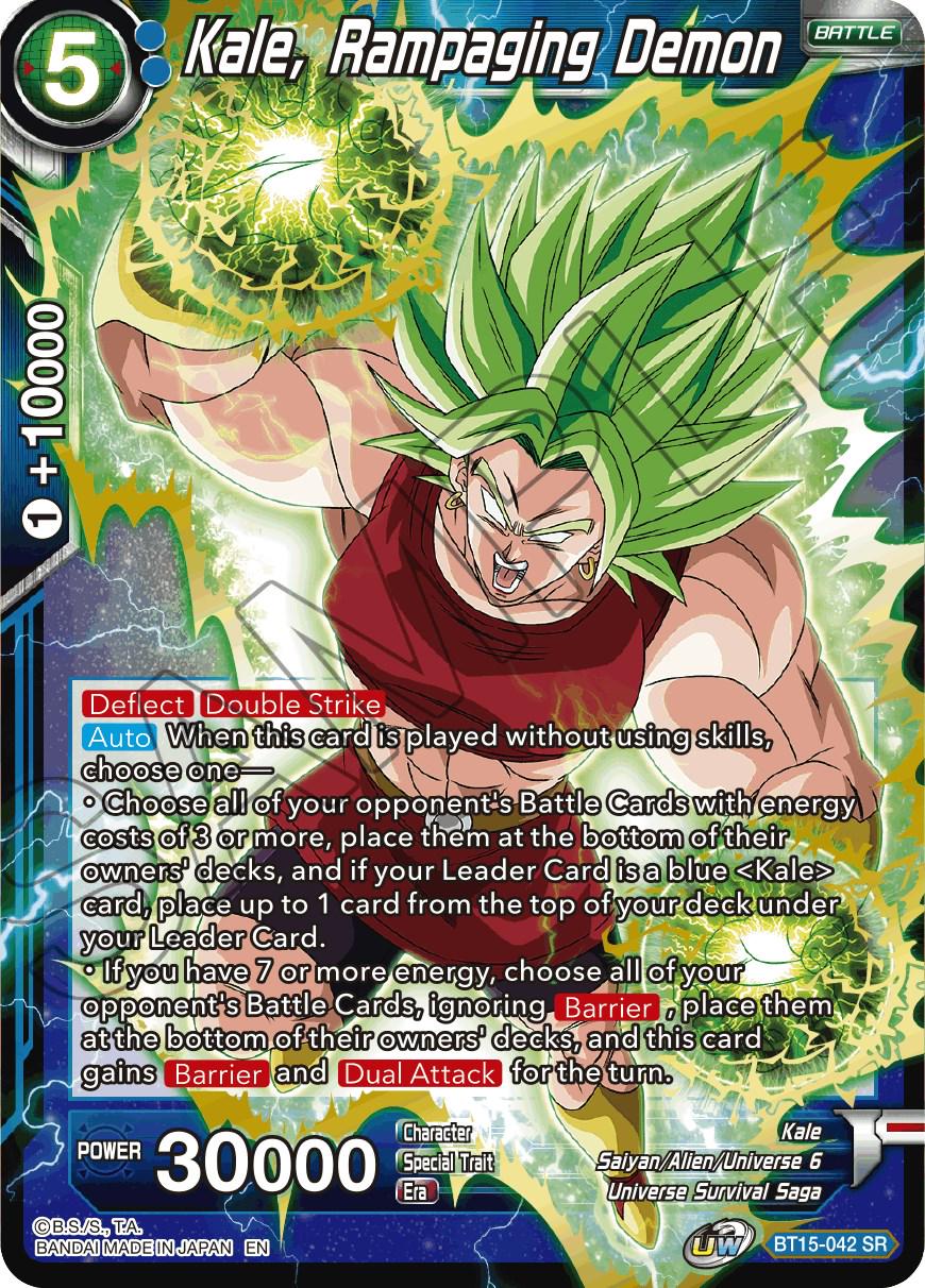 Kale, Rampaging Demon [Foil] BT15-042 Dragon Ball Super Saiyan Showdown