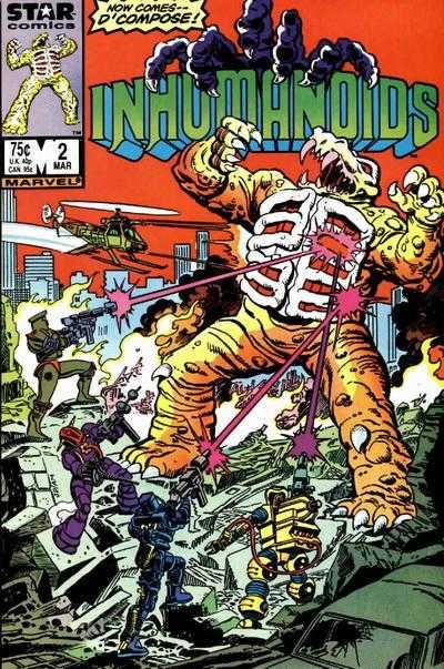 Inhumanoids #2 (1987) Comic Books Inhumanoids