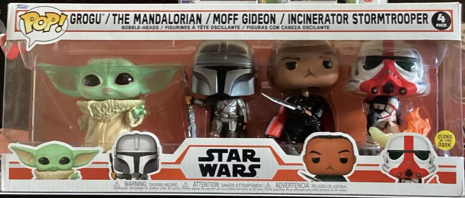 Star Wars: Mandalorian 4 Pack [GITD] Funko POP Star Wars