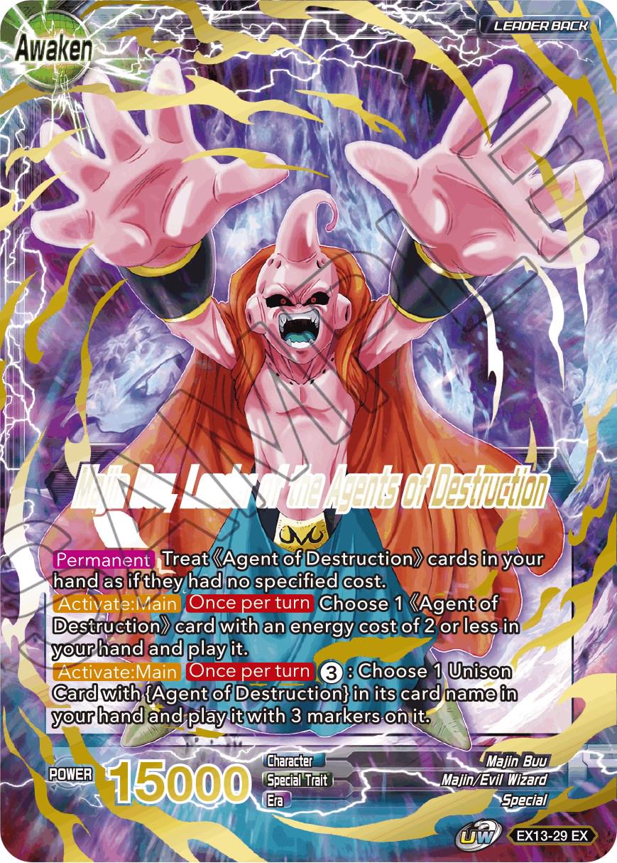 Babidi, Leader of the Agents of Destruction // Majin Buu, Leader of the Agents of Destruction EX13-29 Dragon Ball Super Expansion Set: Special Anniversary Box 2020