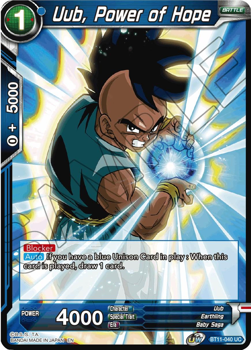 Uub, Power of Hope BT11-040 Dragon Ball Super Vermilion Bloodline