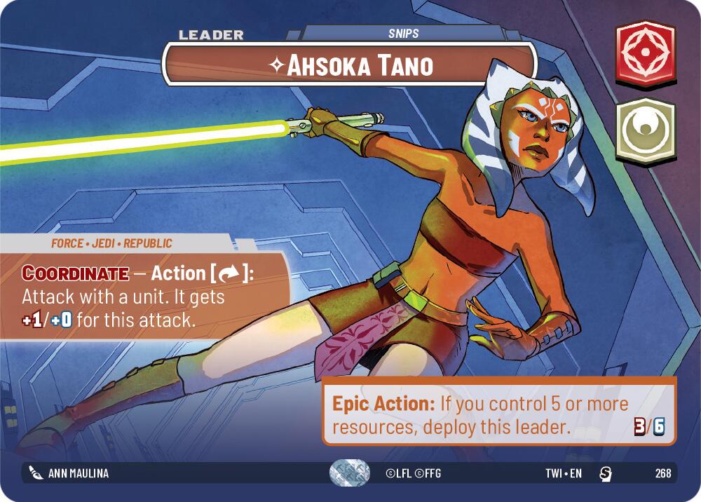 Ahsoka Tano - Snips [Showcase Foil] #268 Star Wars Unlimited: Twilight of the Republic