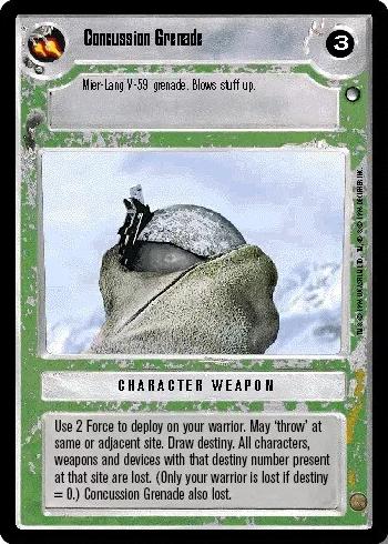 Concussion Grenade [Limited] Star Wars CCG Hoth