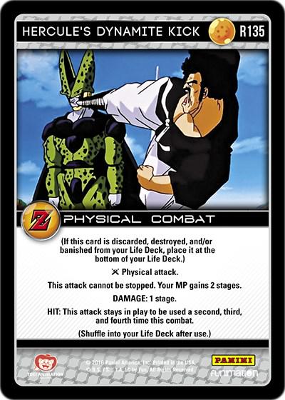 Hercule's Dynamite Kick R135 Dragon Ball Z Awakening