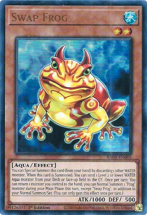 Swap Frog RA03-EN005 YuGiOh Quarter Century Bonanza