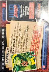 Back | Scorpion Marvel 1996 Fleer Vision