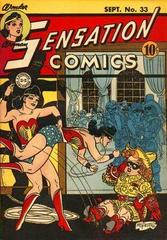 Sensation Comics #33 (1944) Comic Books Sensation Comics Prices