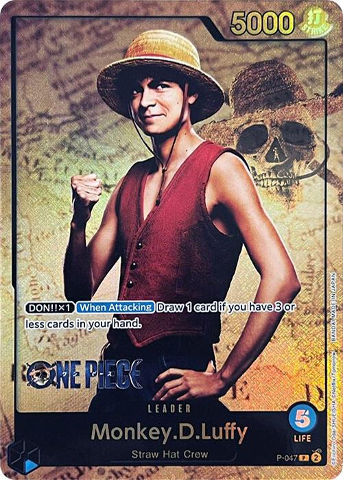 Monkey D. Luffy [Leader Pack Live Action] P-047 One Piece Promo