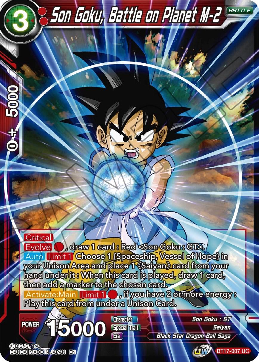 Son Goku, Battle on Planet M-2 BT17-007 Dragon Ball Super Ultimate Squad