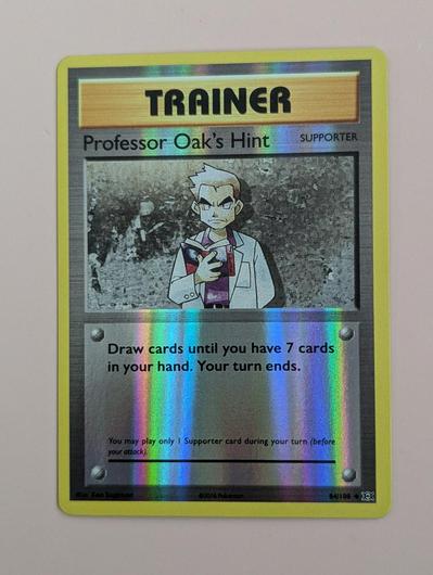 Professor Oak's Hint [Reverse Holo] #84 photo