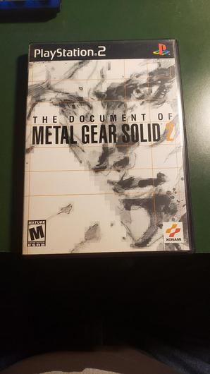 Document of Metal Gear Solid 2 photo