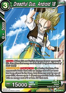 Dreadful Duo, Android 18 BT3-065 Dragon Ball Super Cross Worlds