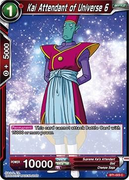 Kai Attendant of Universe 6 BT1-023 Dragon Ball Super Galactic Battle