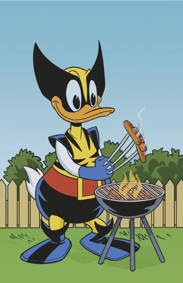 Marvel & Disney: What If? Donald Duck Became Wolverine [Noto Virgin] #1 (2024) Comic Books Marvel & Disney: What If? Donald Duck Became Wolverine