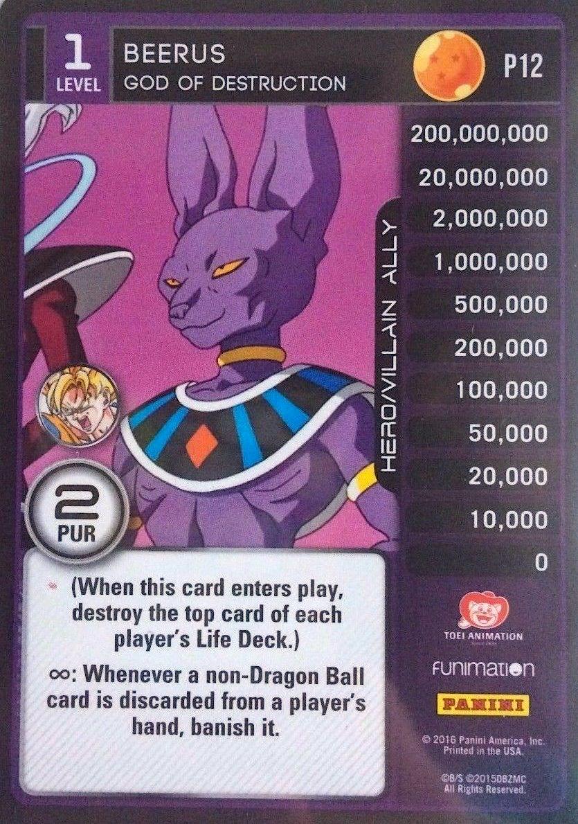 Beerus - God of Destruction P12 Dragon Ball Z Awakening