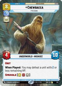 Chewbacca - Pykesbane [Hyperspace] #325 Star Wars Unlimited: Shadows of the Galaxy