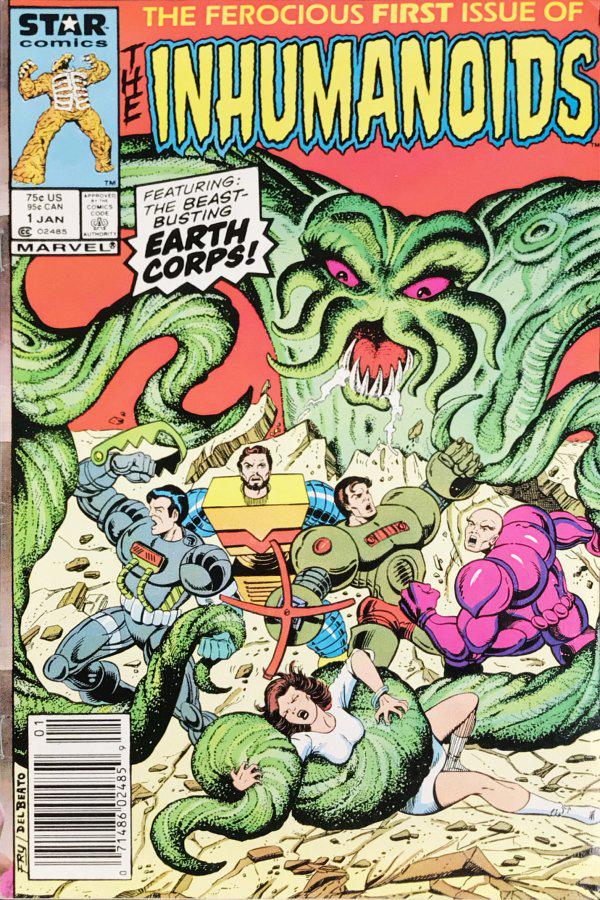 Inhumanoids [Newsstand] #1 (1987) Comic Books Inhumanoids