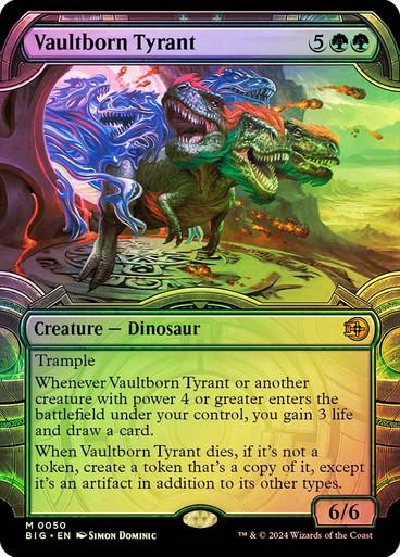 Vaultborn Tyrant [Showcase Foil] #50 Magic The Big Score