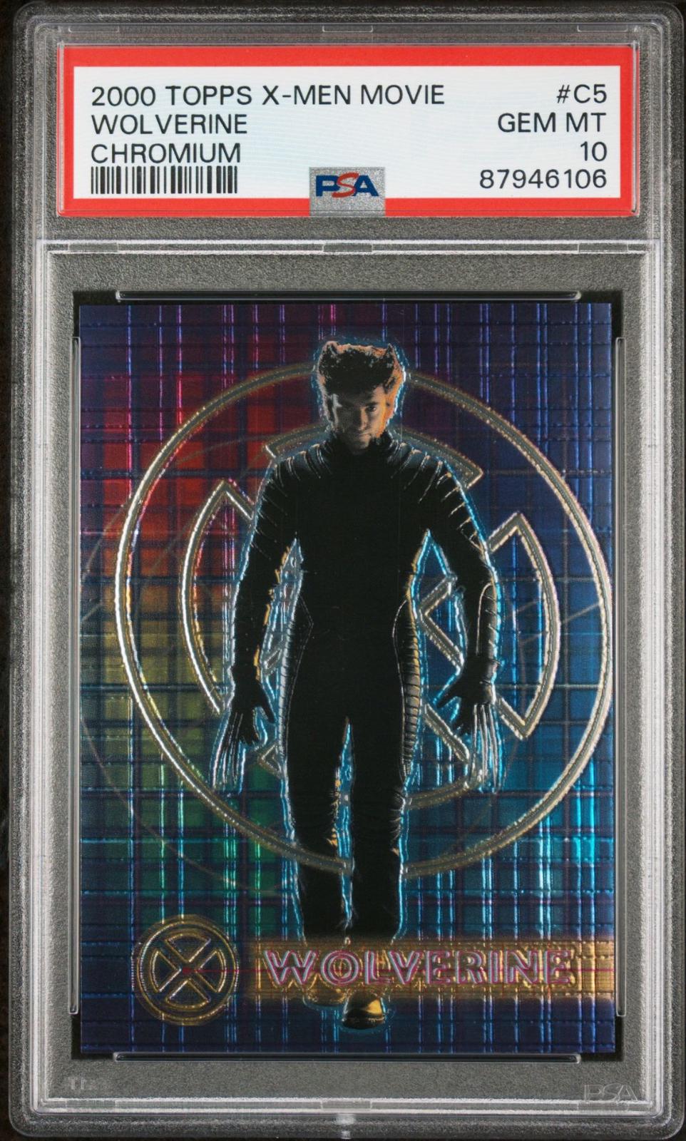 Wolverine #C5 Marvel 2000 Topps X-Men The Movie Double-Sided Chromium