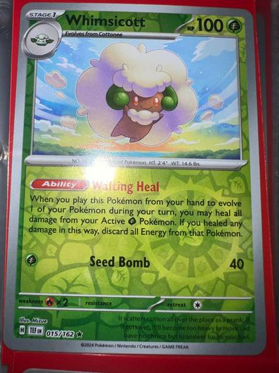 Whimsicott [Reverse Holo] #15 photo