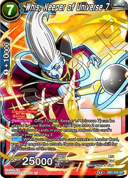 Whis, Keeper of Universe 7 DB1-032 Dragon Ball Super Dragon Brawl