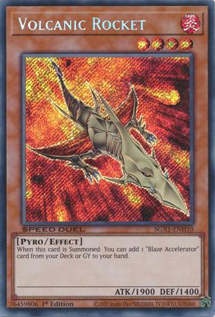 Volcanic Rocket SGX1-ENH10 YuGiOh Speed Duel GX: Duel Academy Box