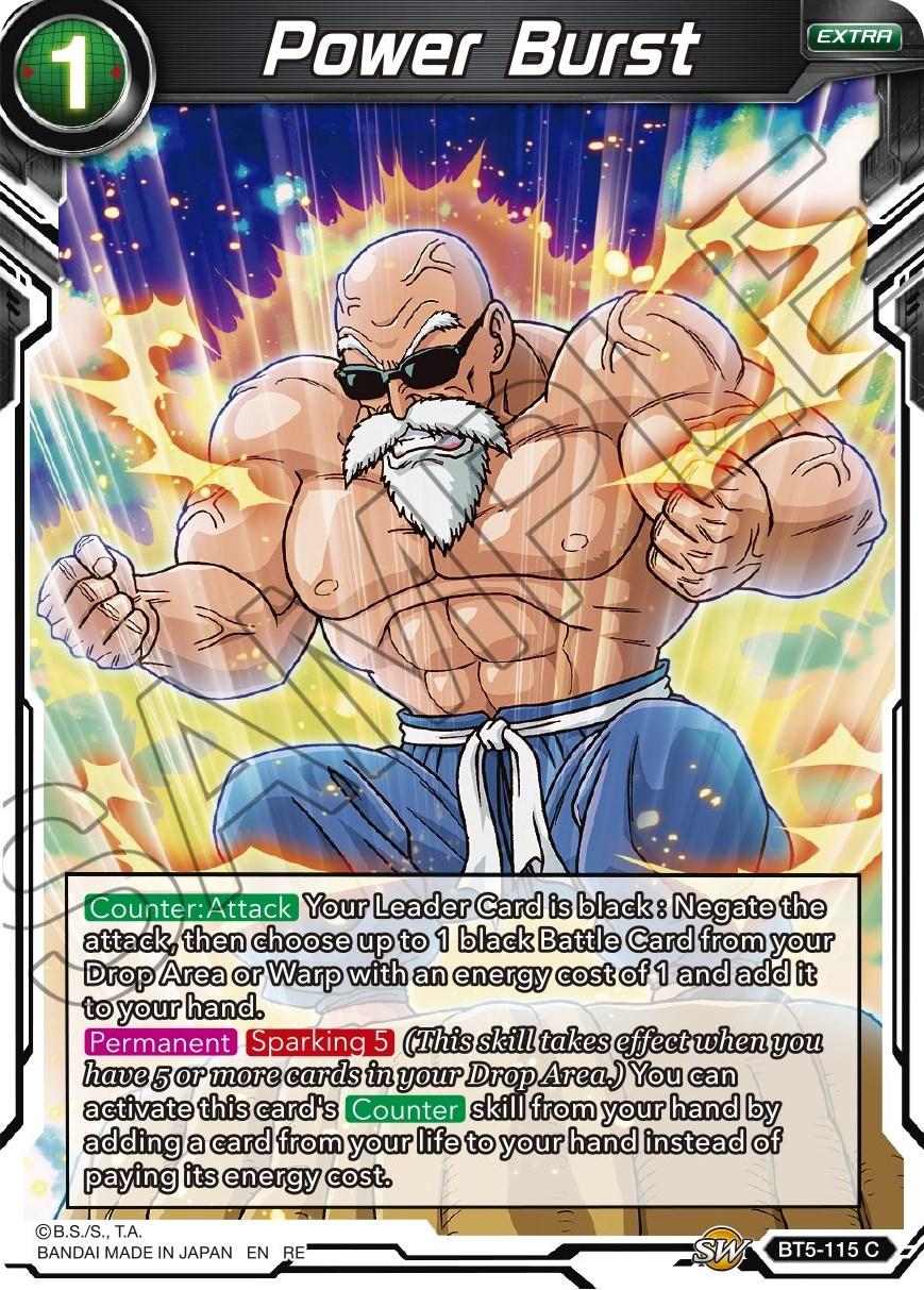 Power Burst BT5-115 Dragon Ball Super Mythic Booster