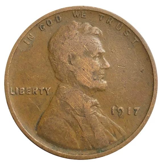 1917 [DOUBLE DIE FS-101] Coins Lincoln Wheat Penny