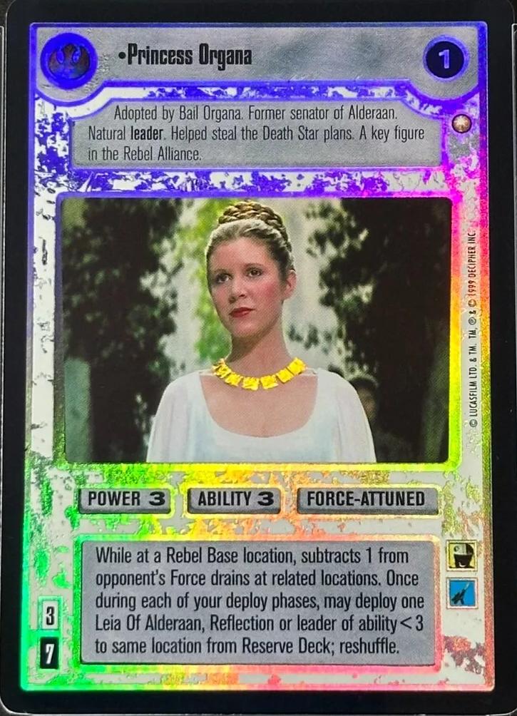 Princess Organa [Foil] Star Wars CCG Reflections