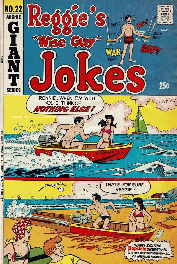 Reggie's Wise Guy Jokes 22 (1972) Prices Reggie's Wise Guy Jokes Series