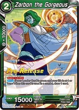 Zarbon the Gorgeous BT10-085 Dragon Ball Super Rise of the Unison Warrior: Pre-Release Promos