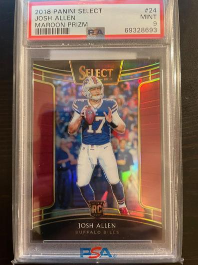 Josh Allen [Maroon Prizm] #24 photo