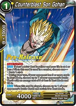 Counterblast Son Gohan BT10-100 Dragon Ball Super Rise of the Unison Warrior: Pre-Release Promos