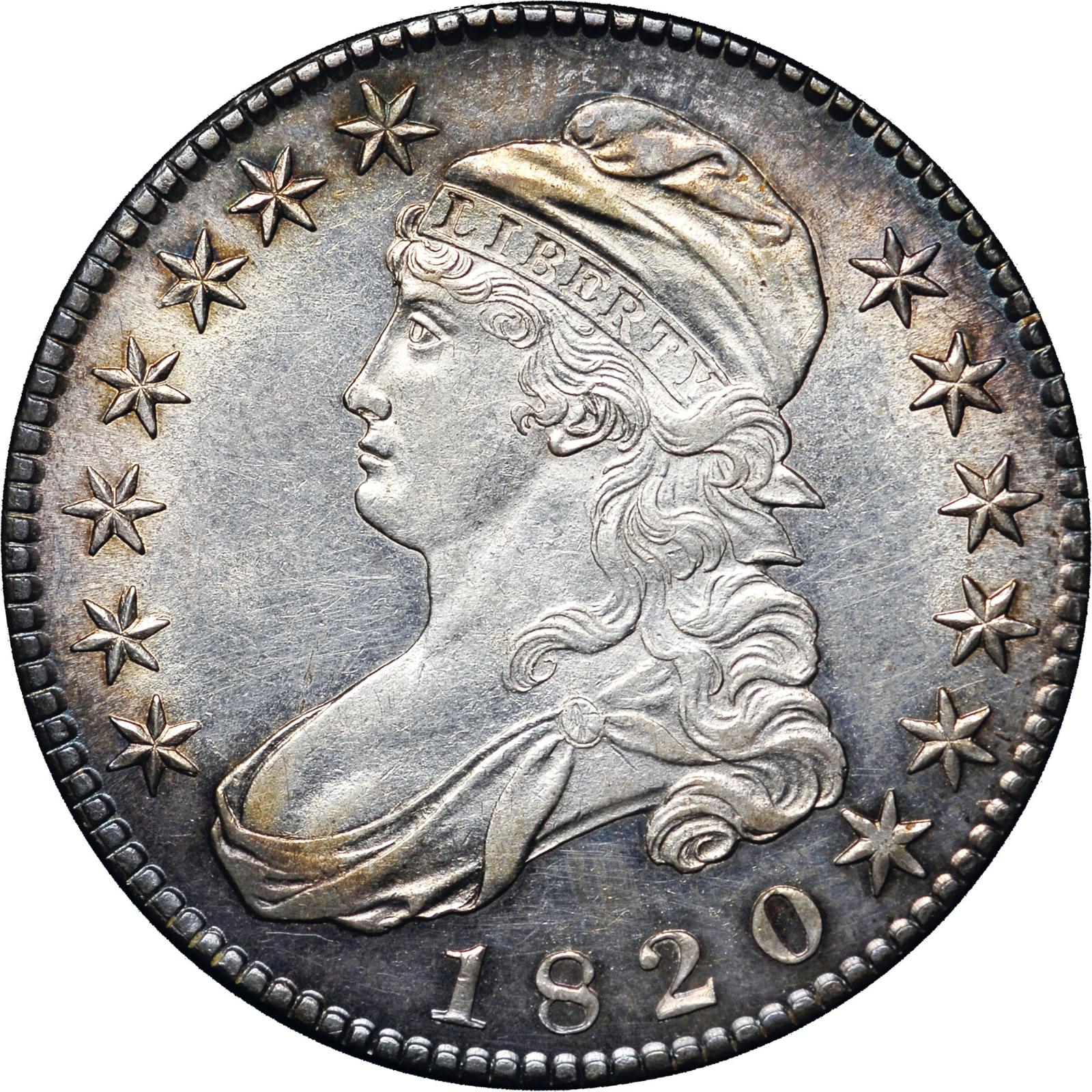 1820 O Coins Capped Bust Half Dollar