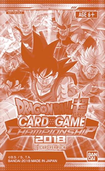 Championship Pack 2018  Dragon Ball Fusion World Promos