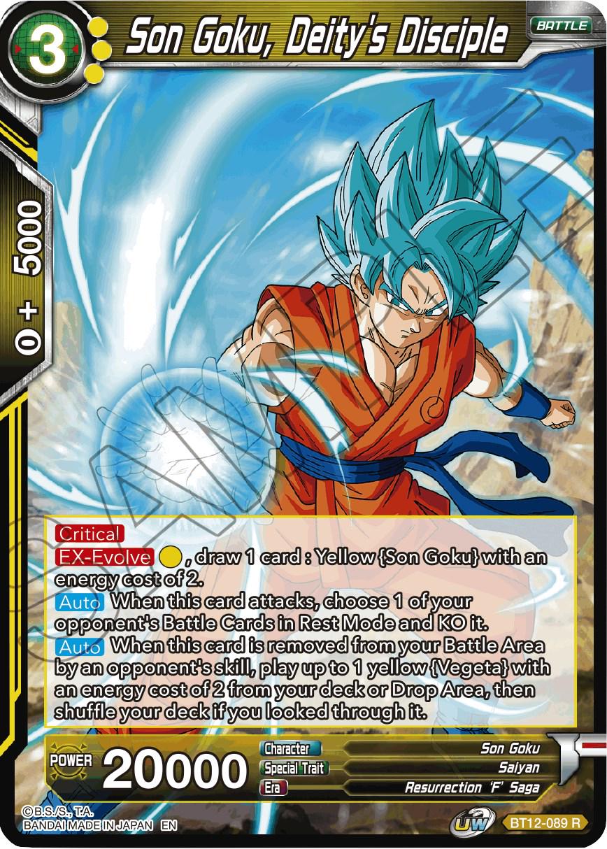 Son Goku, Deity's Disciple BT12-089 Dragon Ball Super Vicious Rejuvenation