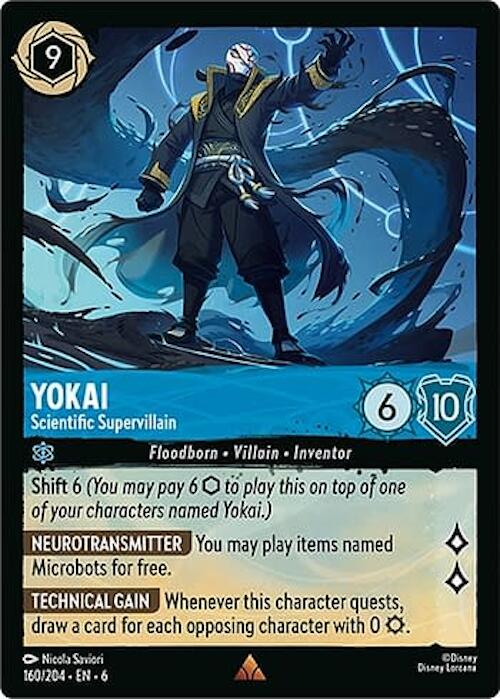 Yokai - Scientific Supervillain #160 Lorcana Azurite Sea