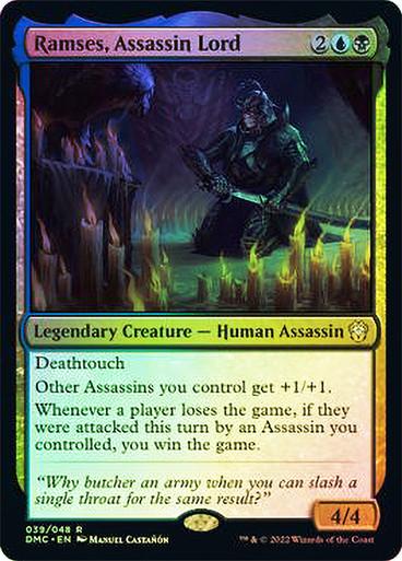 Ramses, Assassin Lord [Foil] #39 Magic Dominaria United Commander