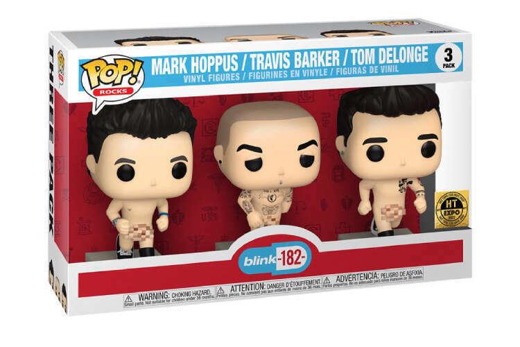 Mark Hoppus / Travis Barker / Tom Delonge 3 Pack Funko POP Rocks