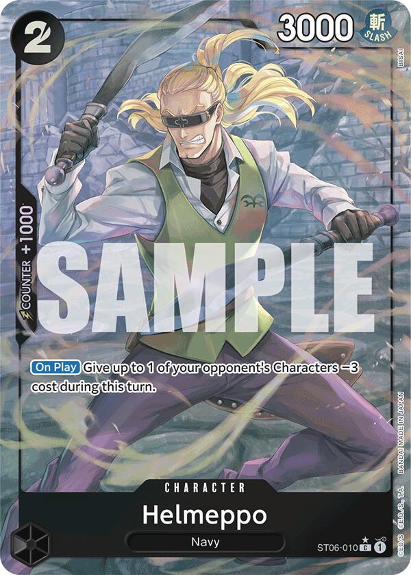 Helmeppo [Full Art PRB-01] ST06-010 One Piece Starter Deck 6: Absolute Justice