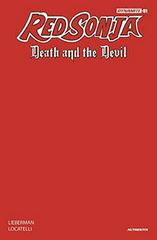 Red Sonja: Death and the Devil [Red Blank Authentix] #1 (2024) Comic Books Red Sonja: Death and the Devil Prices