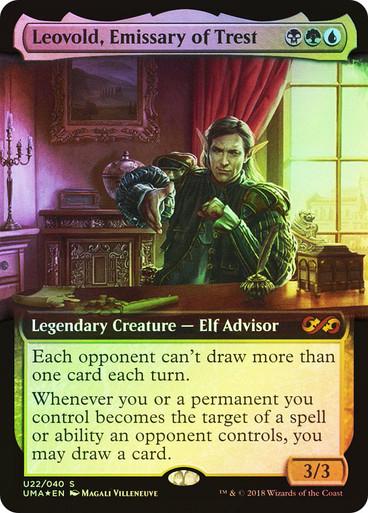 Leovold, Emissary Of Trest [Extended Art Foil] #U22 Magic Ultimate Masters